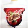 vabovin 35 Silk Scarfs for Women, Satin Head Scarf Neck Scarf Bandana Headband Square Headscarf for Hair Wrapping at Night (Floral Dark Red) view 3