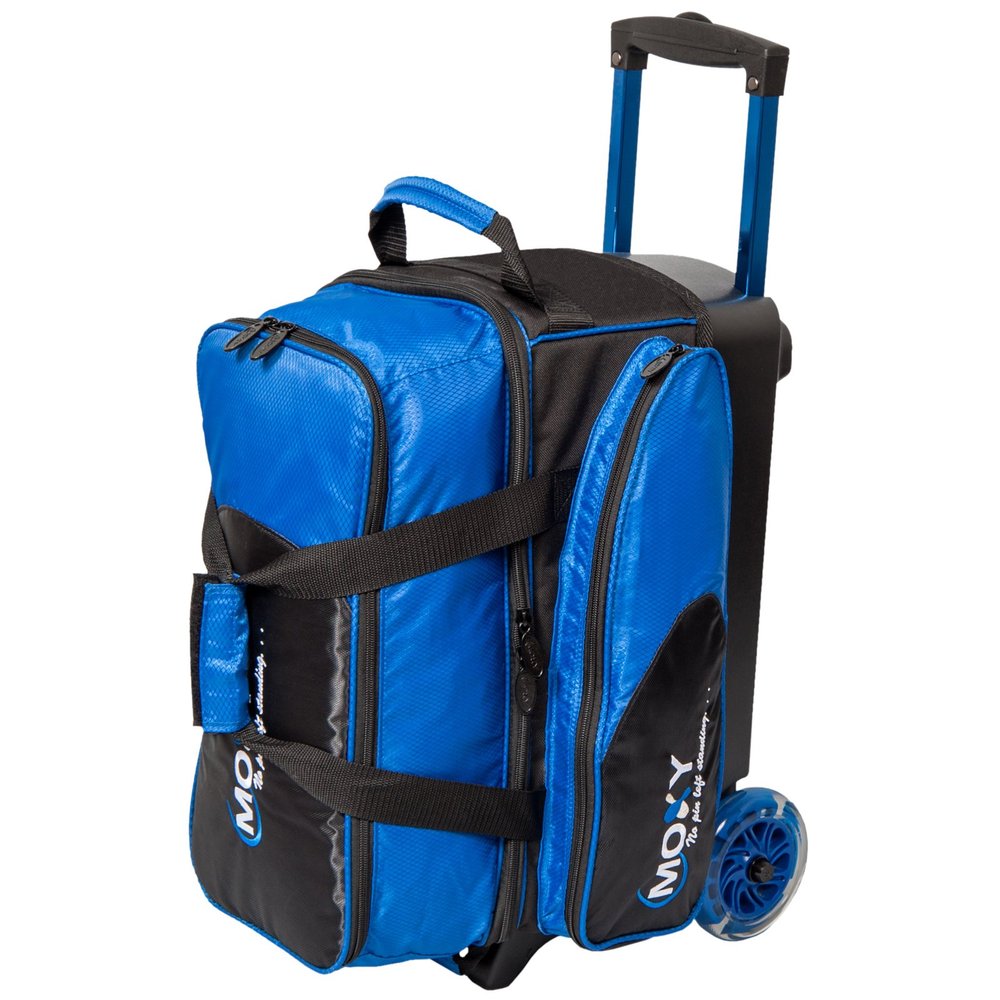 Moxy Blade Premium Double Roller Bowling Bag- Royal/Black