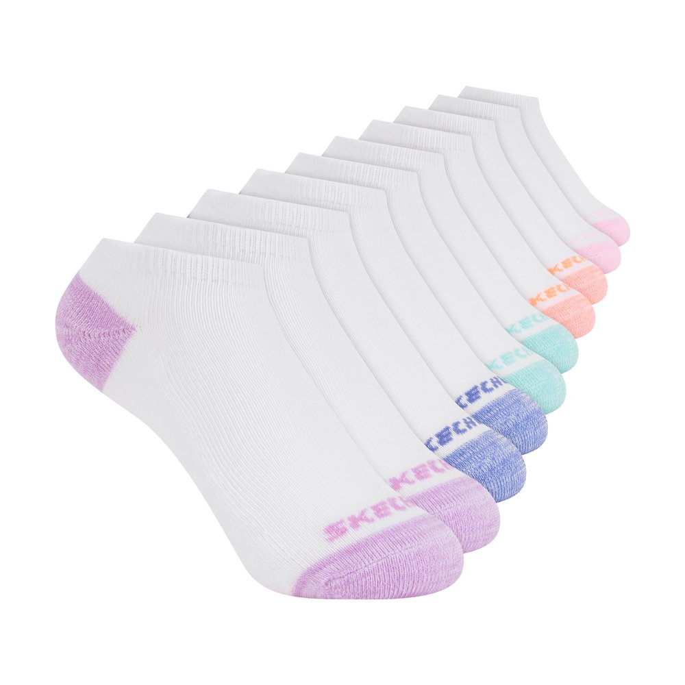 10-Pack Performance No Show Socks, Everyday Wear for Kids, Soft & Comfort-Fit