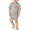 Little King NCAA Short Sleeve Poly-Tech Infant Polo Romper-Clemson-Oxford-18 Months view 1