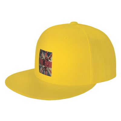 British Bull Dog Union Jack England Baseball Hats for Men Adjustable Dad Hat Gift for Men/Women Snapback Hat,Black