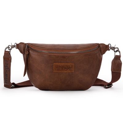 Wrangler Large Fanny Packs for Women Waist Bag Travel Belt Bags Crossbody Sling Purse