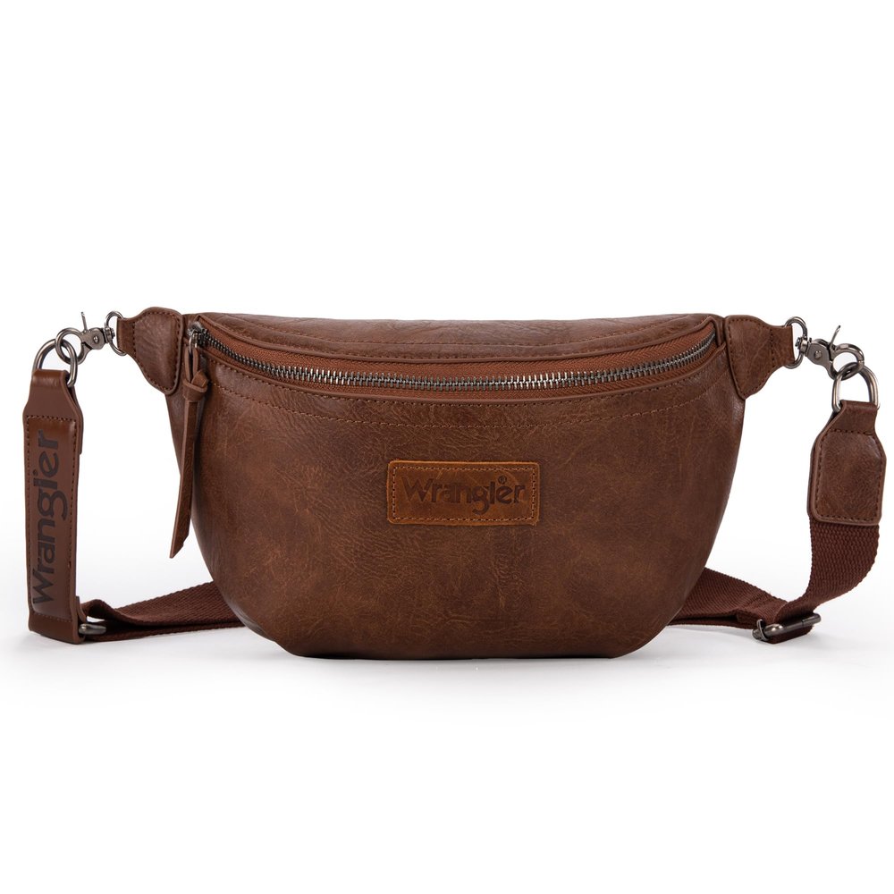 Wrangler Large Fanny Packs for Women Waist Bag Travel Belt Bags Crossbody Sling Purse