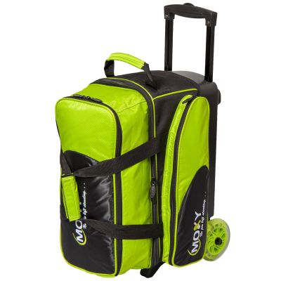 Moxy Blade Premium Double Roller Bowling Bag- Lime/Black
