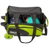 Moxy Blade Premium Double Roller Bowling Bag- Lime/Black view 2
