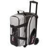 Moxy Blade Premium Double Roller Bowling Bag- Silver/Black view 1