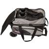 Moxy Blade Premium Double Roller Bowling Bag- Silver/Black view 3