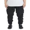 AIRNINE Men's Premium Twill Drop Crotch Jogger Pants S-5XL (Black Cargo2, Medium) view 3