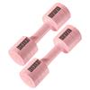 Adjustable Dumbbell Set Pair Office 1s Quick Adjustable Weight, Travel Small and Compact Hand Weights Sets for Women, Anti-Slip Handle, Birthday Present (Color : Yellow, Size : 2.5kg/5.5lb*2pcs)