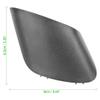 Car Right Side Mirror Passenger Side Mirror Car Side Door Mirror Cover Rear View Mirror Cap for Fiat Punto 2008-2012 Black view 3