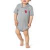 Little King NCAA Short Sleeve Poly-Tech Infant Polo Romper-Oklahoma-Oxford-12 Months view 1