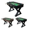 KICK Drias 48" Foosball Table (Black)  Compact Professional Indoor Table Soccer & Gaming Table for Adults with 2 Premium Balls, Semi-Solid Steel Rods, 13 Goalie Setup & Slide Scorers view 1