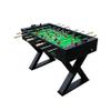 KICK Drias 48" Foosball Table (Black)  Compact Professional Indoor Table Soccer & Gaming Table for Adults with 2 Premium Balls, Semi-Solid Steel Rods, 13 Goalie Setup & Slide Scorers view 3