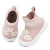 Baby Shoes Girls Boys Sock Shoes with Grip Baby Walker Shoes Infant Slippers Non Slip Size 4 Pink view 4