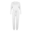 Jogging Suits for Women Long Sleeve Crewneck Pullover with Track Pant 2 Piece Lounge Set Sweatsuit Travel Outfits view 4