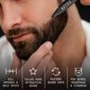 Striking Viking Beard Pencil & Bristle Brush for Men - Medium Black, 2 Pack view 2