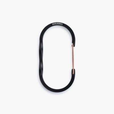 Barebones Wiregate Carabiners - 3 Sizes, Large, Black