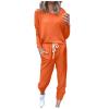 Jogging Suits for Women Long Sleeve Crewneck Pullover with Track Pant 2 Piece Lounge Set Sweatsuit Travel Outfits view 1