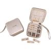 Angelina's Palace Personalized Jewelry Case with Name Engraved,Custom Leather Travel Jewelry Organizer Box for Rings,Earrings,Necklaces,Birthday Bridesmaid Gift For Women view 1