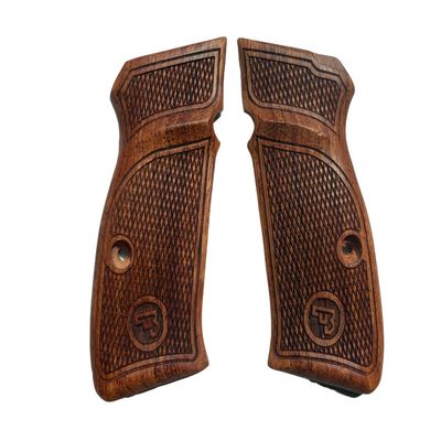 New! Grips Compatible with cCZ75/85 Compact Size, PCR/D Checkered Engrave Handmade
