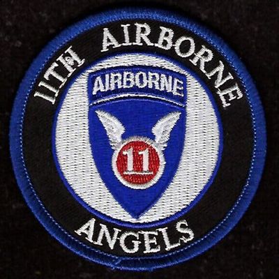 11Th Airborne Division Hat Patch United States Army Veteran Pin Up Gift Patriotic Angels 1