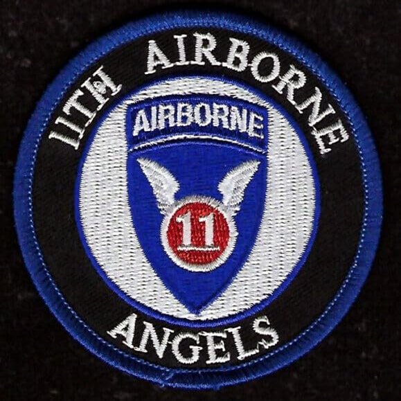 11Th Airborne Division Hat Patch United States Army Veteran Pin Up Gift Patriotic Angels 1