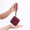 Angelina's Palace Personalized Jewelry Case with Name Engraved,Custom Leather Travel Jewelry Organizer Box for Rings,Earrings,Necklaces,Birthday Bridesmaid Gift For Women view 4