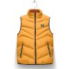 Mens Quilted Vest Lightweight Blue Puffer Vest Fur Coat Men Men's Winter Jackets Mens Cinch Vest Mens Winter Vest Slim Fit Electric Vest for Men Trench Coat Men Mens Suit Vest Cream Vest view 3