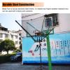 NUNETH Portable Floor Shooting Basketball Return Net Kit, Pro Basketball Ball Returner Rebounder Training Aid for Kids/Younth/Adults, Easy to Fold view 2
