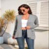TASAMO Women's Casual Lightweight Cardigan Long Sleeve Open Front with Pockets Cozy Soft Knitted Drape Fall Cardigan view 4