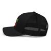Geocaching Trucker hat, Embroidered Unisex hat, Geocaching Gifts, for Team, Coach, Players. Black view 3