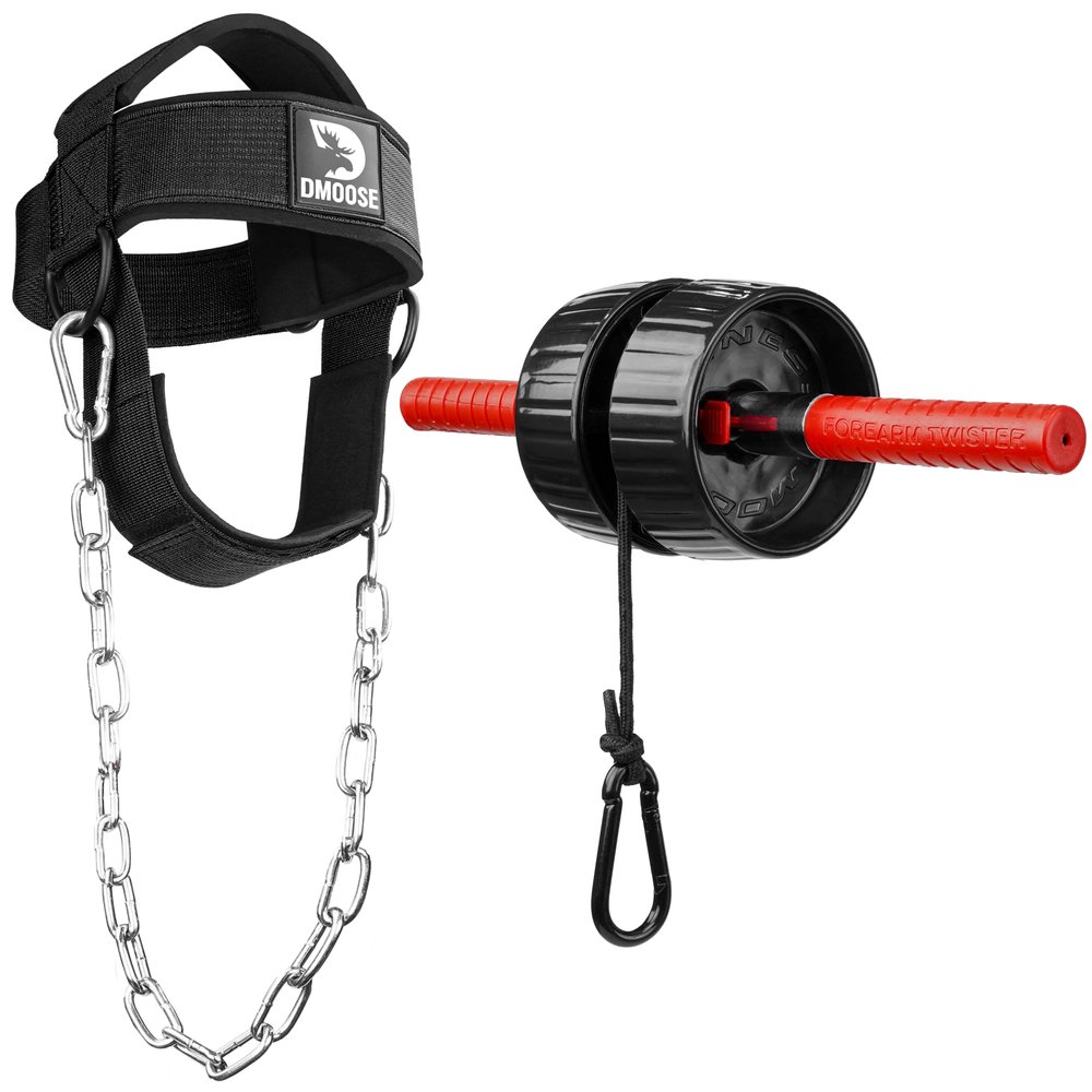 DMoose Ultimate Strength Combo - Neck Harness & Forearm Exerciser