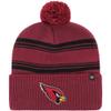 47 Men's Cardinal Arizona Cardinals Fadeout Cuffed Knit Hat with Pom