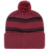 47 Men's Cardinal Arizona Cardinals Fadeout Cuffed Knit Hat with Pom view 2