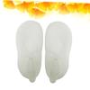 INOOMP 3pcs Women Diabetic Gel Socks White Cracked Foot Socks Skid Soft Breathable Reusable view 3
