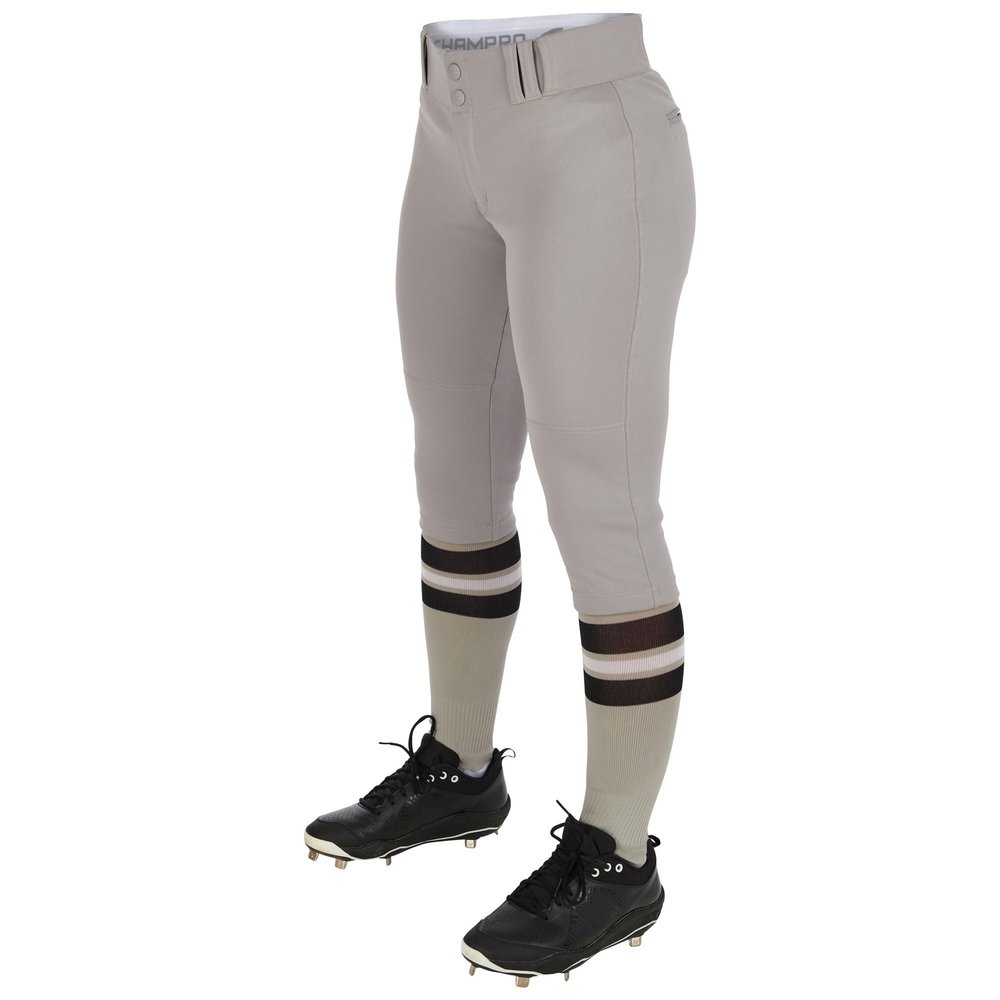 Tournament Softball Knickers, Girls' Large, Grey