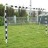 Vallerta Signature Series Steel Frame Soccer Goal with Checkered Goal Frame Posts for Youth Practice and Training. (10 X 5 Ft) view 1