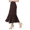 Jessica Simpson Women's Kelsie Split Flare Hem Skirt Coffee view 3