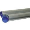 Pickleball Post Kit by Courtmaster - 2-7/8" OD (Black) External Wind Posts with Galvanized Post Ground Sleeves view 3