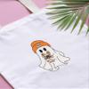 Boo-Jee Ghost Cute Funny Halloween - Decoration Sewing Iron on Patches Applique for Clothes, Dress, Hat, Jeans, Jackets, Bags, DIY Accessories - Embroidered Patch Sew Decor 0091 view 4