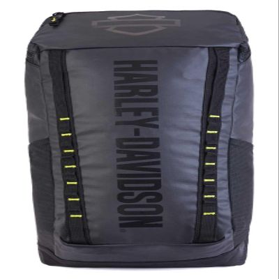 Harley-Davidson Nomad Lightweight Water-Resistant Backpack - Black/Lime