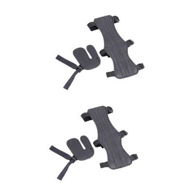 BESPORTBLE 2sets Archery Armguard Men Accessories Finger Covers for Archery Professional Armguard Arm Sleeves