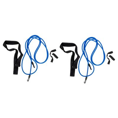 BESTOYARD 2 Sets Swimming Rope Device Pool Swim Tether Stationary Training Swim Resistance Band Kit Swim Train Equipment Interlocking Foam Tiles Swim Trainer Swim Bands Belt Elastic Rubber