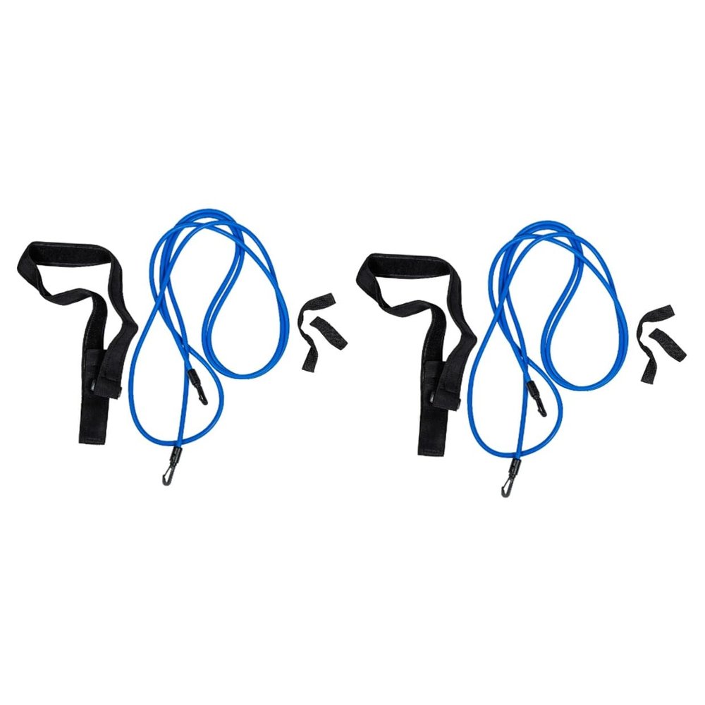 BESTOYARD 2 Sets Swimming Rope Device Pool Swim Tether Stationary Training Swim Resistance Band Kit Swim Train Equipment Interlocking Foam Tiles Swim Trainer Swim Bands Belt Elastic Rubber
