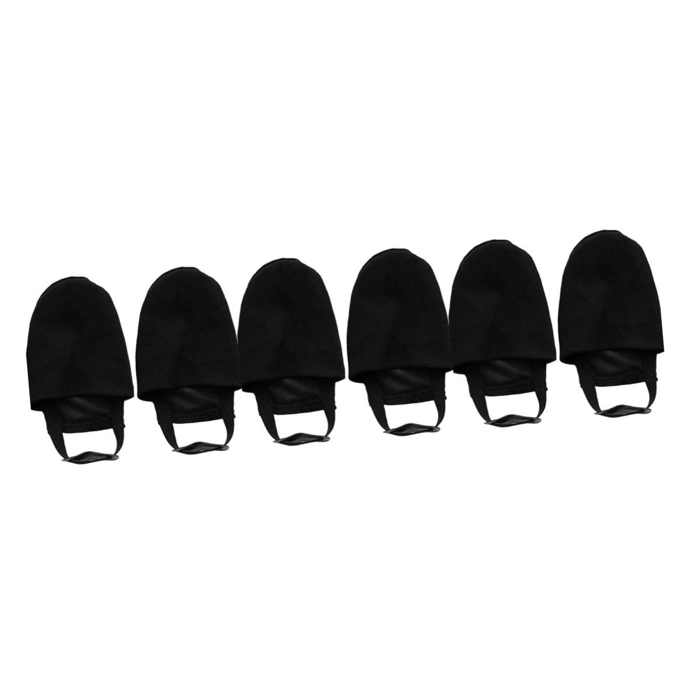 BESPORTBLE 3pairs Bowling Shoe Slider Cover Elastic Band Practical and Anti-slip Design for Boys and Girls and Adults Space-saving Bowling Accessory Reusable and Washable
