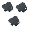 INOOMP 3pcs Leather Archery Glove Finger Tab for Hand Protector Elastic Band Comfortable and Tear Resistant