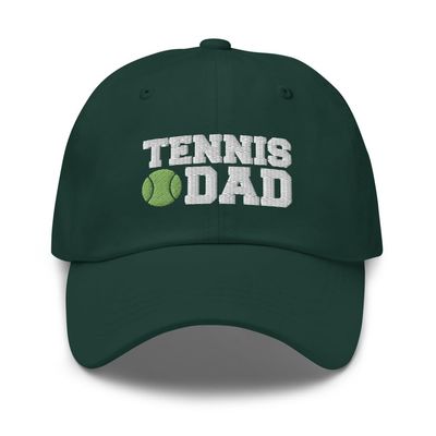 Tennis dad hat, Tennis hat for Men, Embroidered Unisex Baseball hat, Tennis dad Gifts