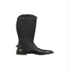 Grewal Equestrian Lakeshore Half Chaps (Black on Black, Extra Small) view 4