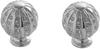 Cabinet Knobs with,Crystal Glass Door Drawer Knobs,Cabinet Handles Pulls 2Pcs Crystal Drill Single Hole Handle Cabinet Door Drawer Single Hole Handle Cabinet Wine Cabinet Handle, Large Round Bright Go view 1