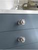 Cabinet Knobs with,Crystal Glass Door Drawer Knobs,Cabinet Handles Pulls 2Pcs Crystal Drill Single Hole Handle Cabinet Door Drawer Single Hole Handle Cabinet Wine Cabinet Handle, Large Round Bright Go view 2